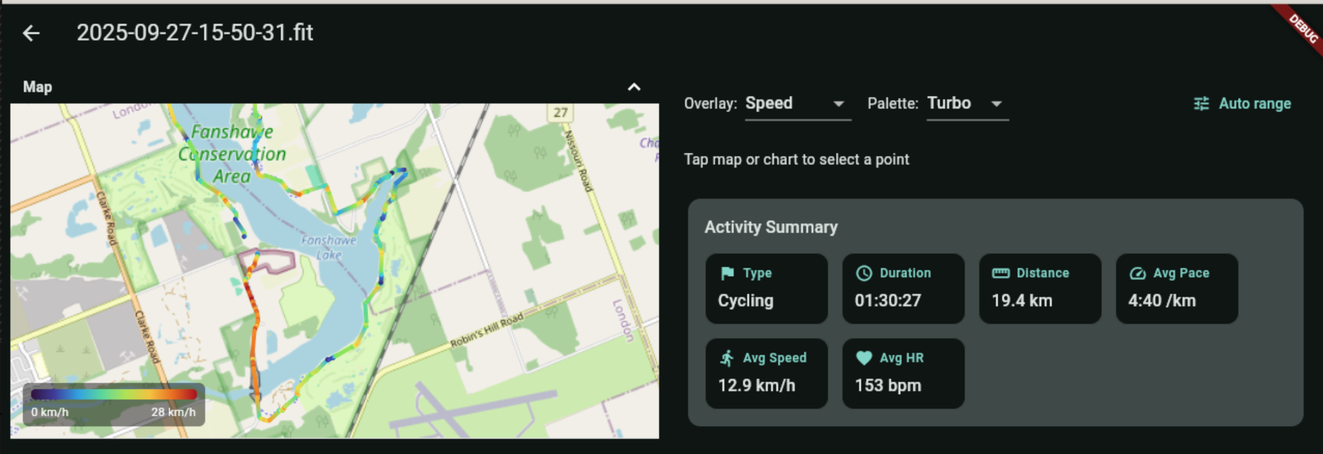 Local Garmin Activity Explorer screenshot 1