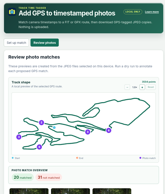 Track Time Tagger screenshot 1